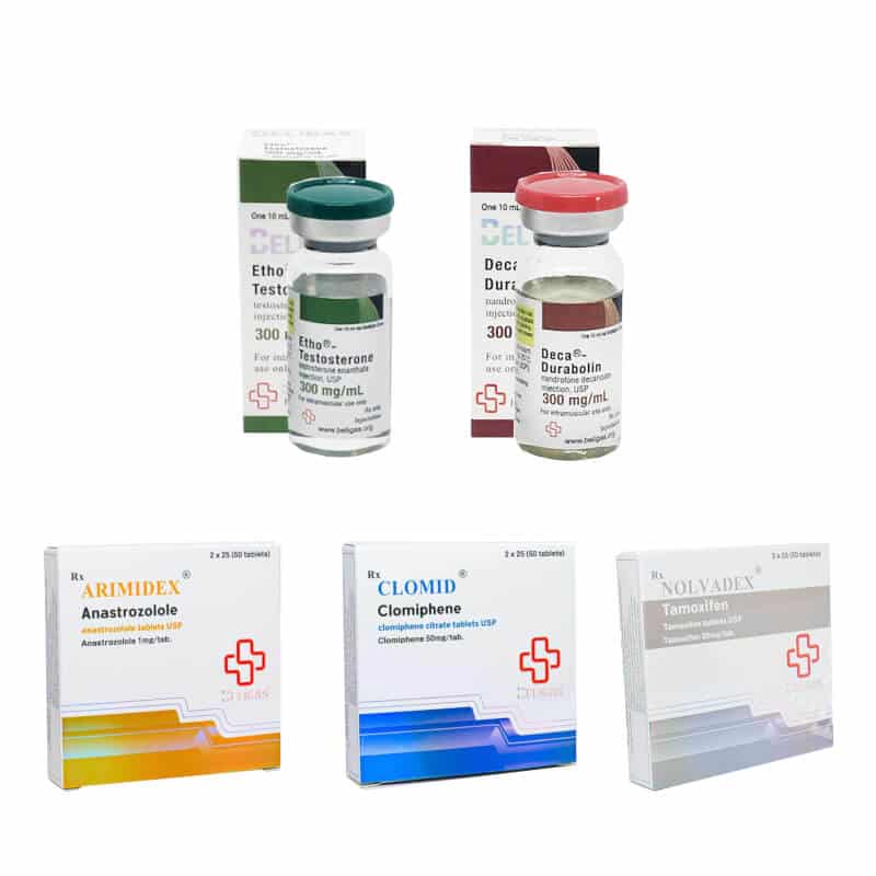 Pacote para ganho de massa de 8 semanas Enantato Deca Durabolin Beligas World