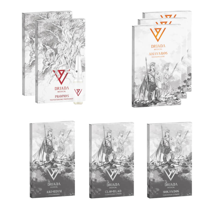 Anavar Test P - Pacote de Fortalecimento de 6 Semanas, Esteroides Orais da Driada Medical