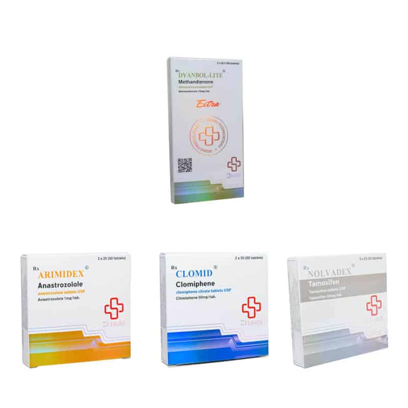 Mass Gain Pack (Oral) Dianabol + Proteção + TPC (4 semanas) Beligas Pharmaceuticals International
