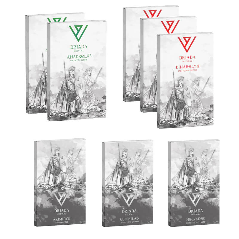 Kit Definitivo para Ganho de Massa Muscular com Dianabol + Anadrol (Esteroides Orais - 8 semanas) - Driada Medical