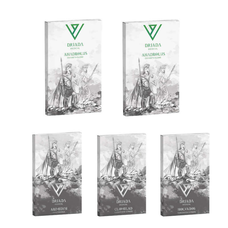 Pacote para Ganho de Massa: Anadrol (Oximetolona) - Esteróide Oral (4 semanas) - Driada Medical