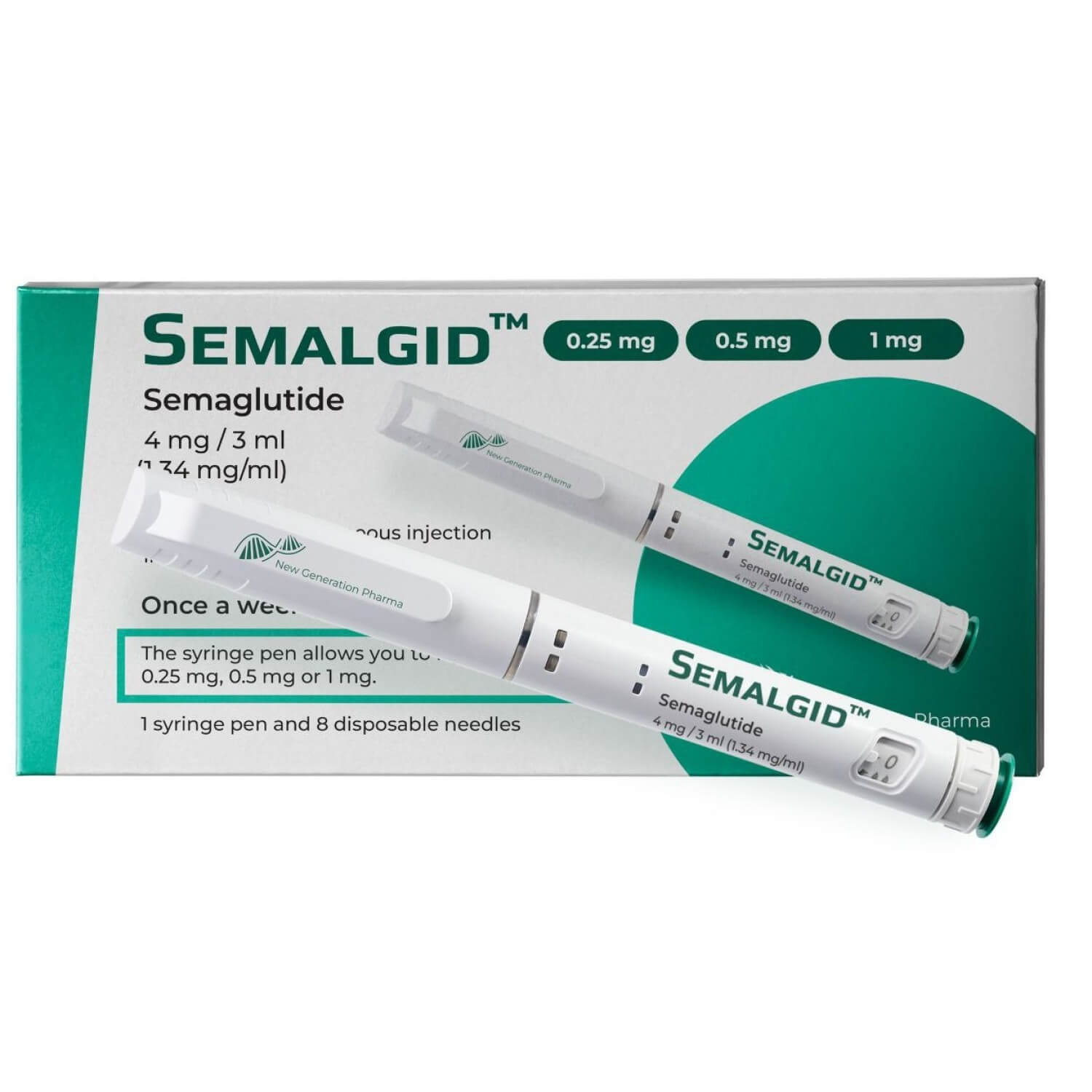Semalgid 4mg (Semaglutida) Driada Medical