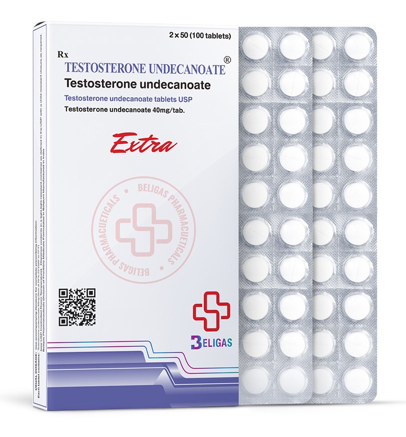 Undecanoato de testosterona 40 mg 100 comprimidos
