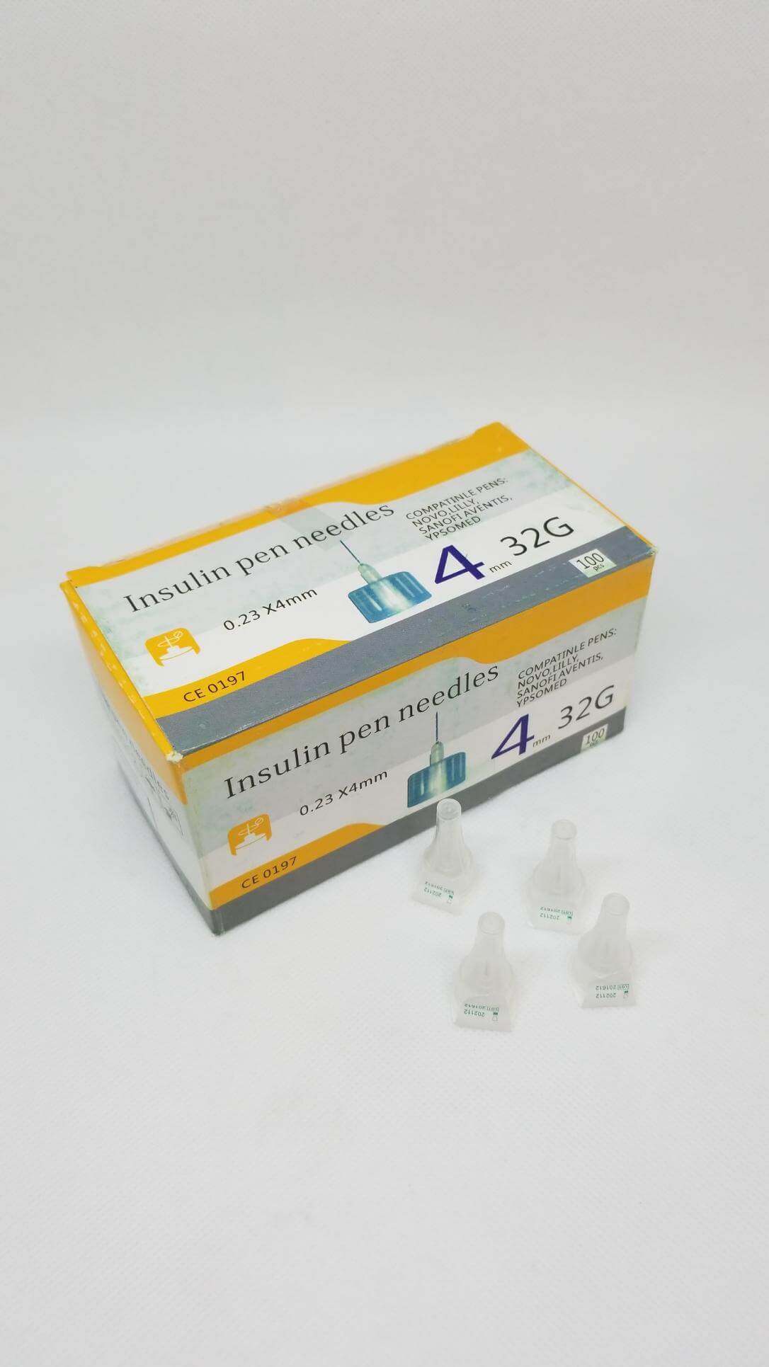 100 agulhas para caneta de insulina - HGH - Beligas (internacional)