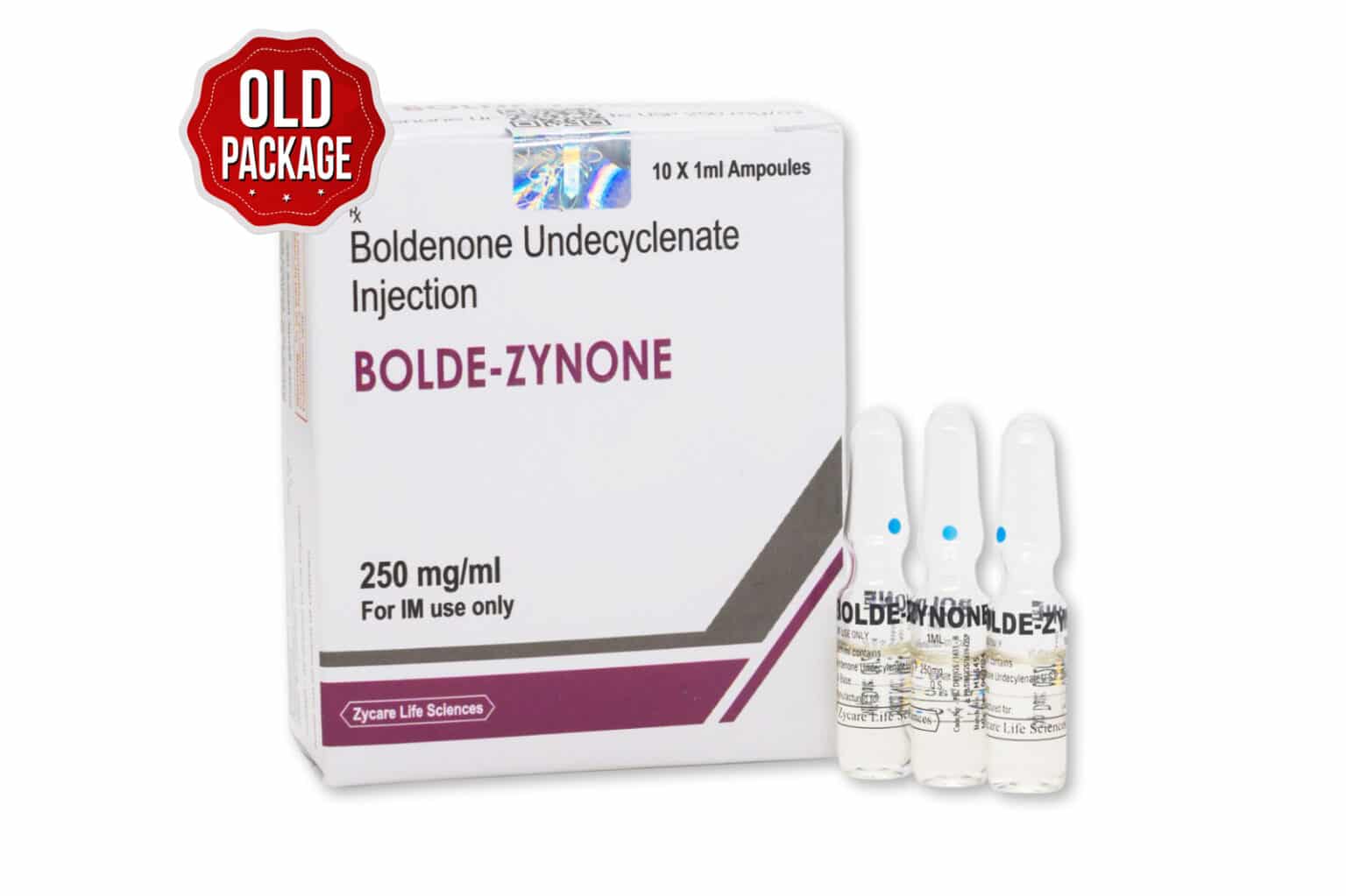 BOLDE ZYNONE Boldenona Undecilenato Inj. 250mg 1×10 1