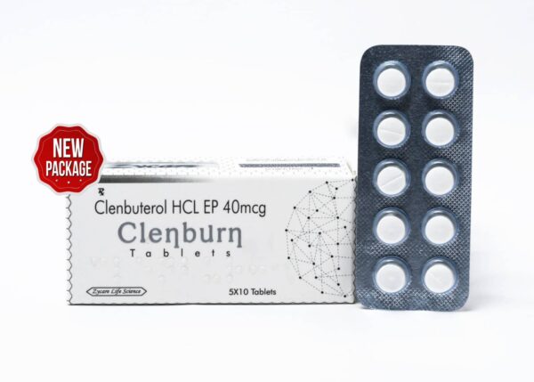 CLENBURN Cloridrato de Clenbuterol EP 40mg 5×10 1