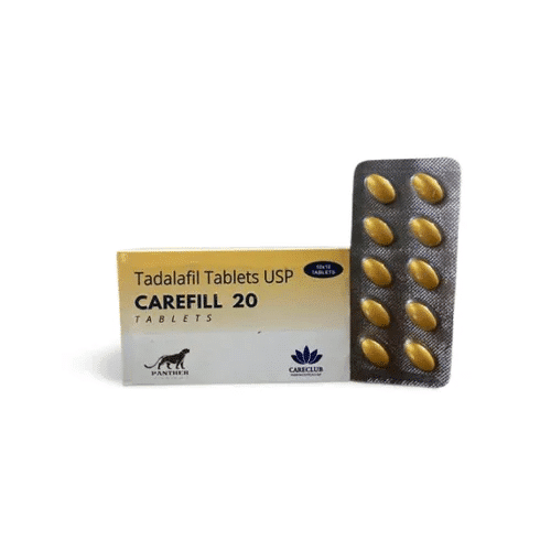 Carefill CT 20mg Tadalafil Tab USP 100 comprimidos Farmácia UE