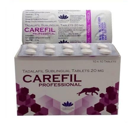 Carefill Professional Tadalafil Professional 100 comprimidos Farmácia UE