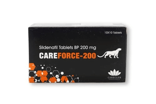 Careforce BP 200mg Sildenafil BP 100 comprimidos Farmácia UE
