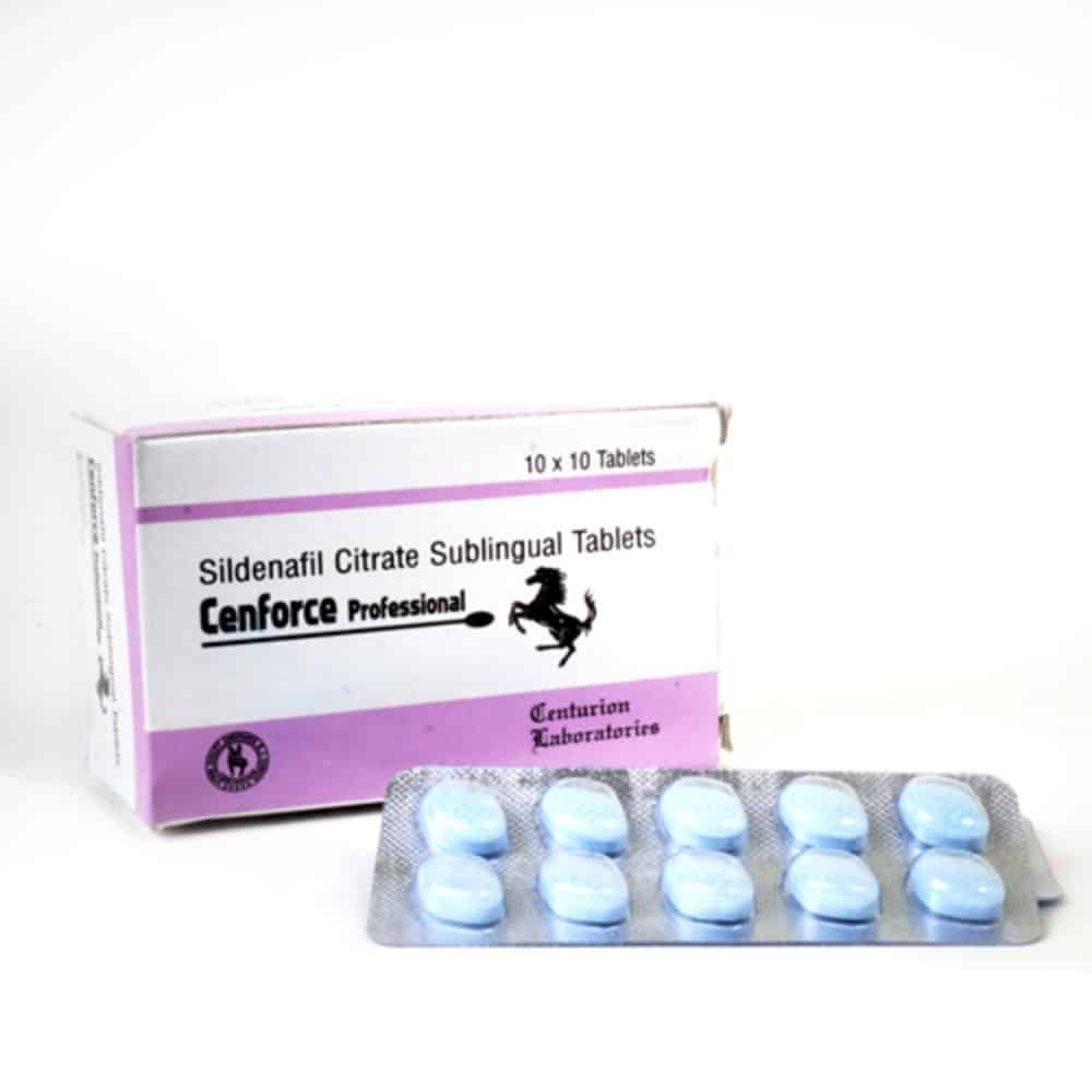 Careforce Professional Sildenafil Sublingual Tab 100 comprimidos Farmácia UE