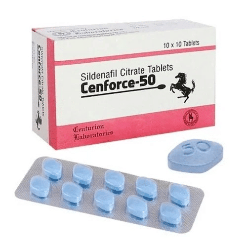 Cenforce 50mg Citrato de Sildenafila 100 comprimidos Farmácia UE