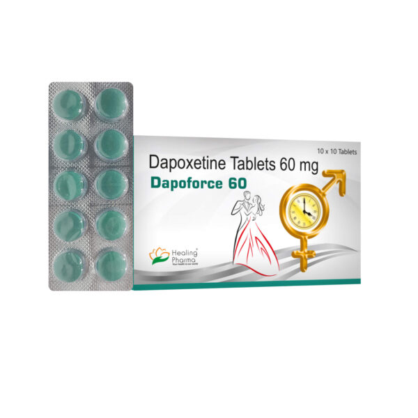 Dapoforce 60mg Dapoxetina 100 comprimidos Farmácia UE