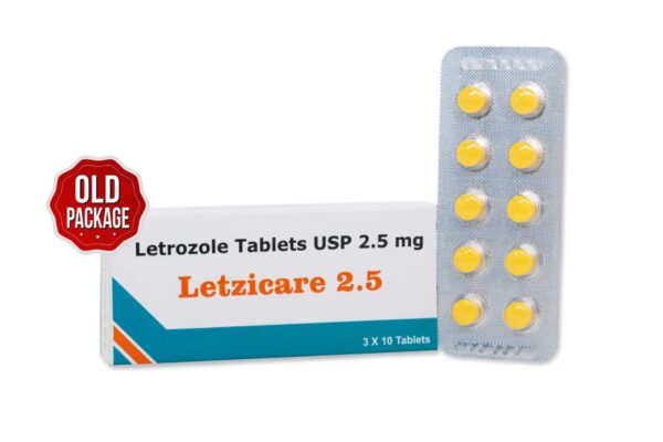 LETZICARE Comprimidos de Letrozol 2,5 mg 3×10 1