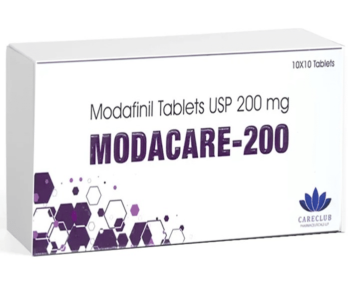 Modacare 200mg Modafinil Tab USP 100 comprimidos Farmácia UE