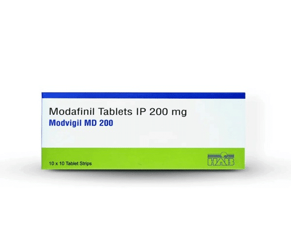 Modvigil MD 200mg Modafinil Tab IP 100 comprimidos Farmácia UE