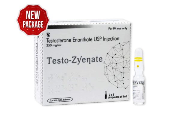 TESTO ZYENATE Enantato de Testosterona Inj. 250mg 1×10 1