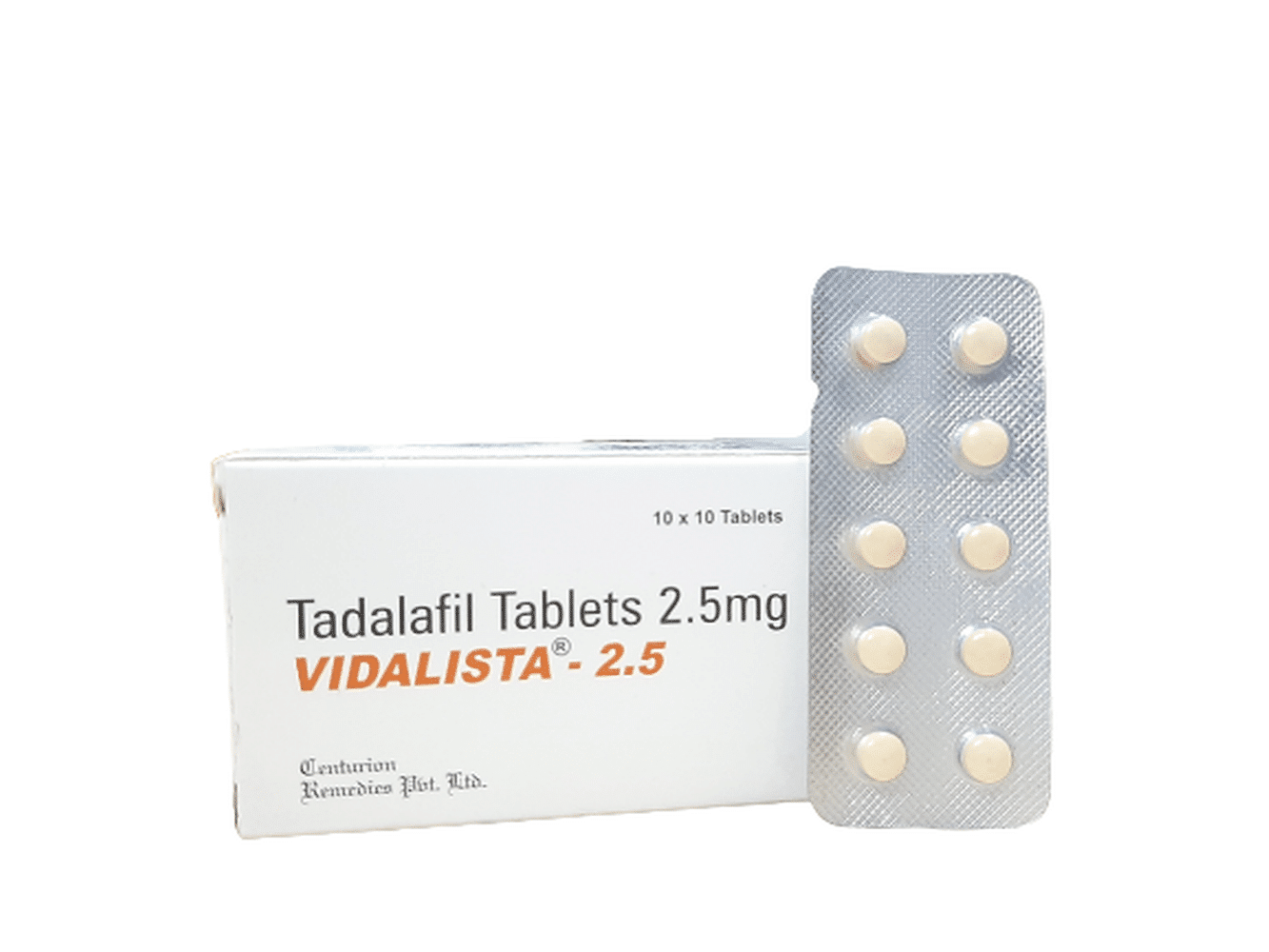 Vidalista 2,5 mg Tadalafil Comprimido 100 comprimidos Farmácia UE