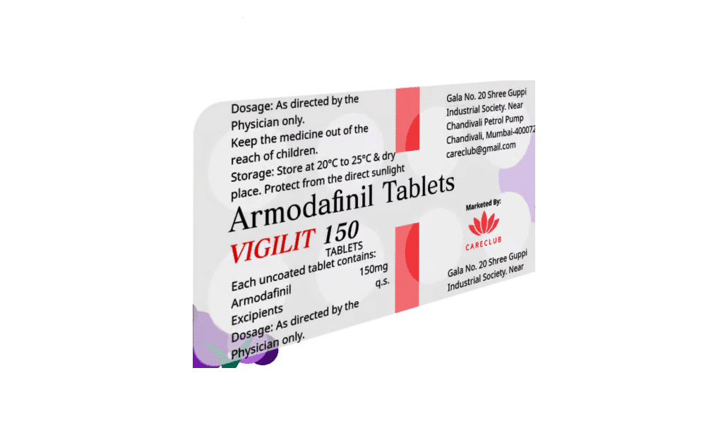 Vigilit 150mg Armodafinil 150 mg 100 comprimidos Farmácia UE