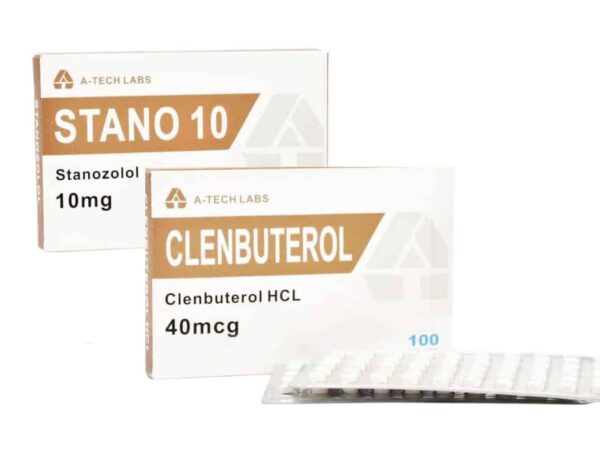 Winstrol + Clenbuterol - Pacote Introdutório para Perda de Peso da Tech Labs para Mulheres (8 Semanas)