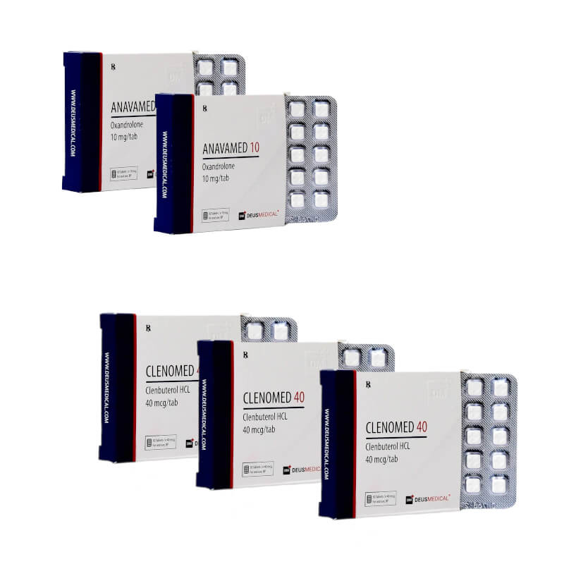 Pacote Avançado de Emagrecimento para Mulheres com Anavar e Clenbuterol (8 Semanas) Deus