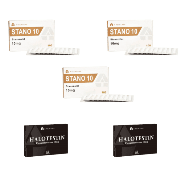 Pacote de resistência Halotestin Winstol A tech