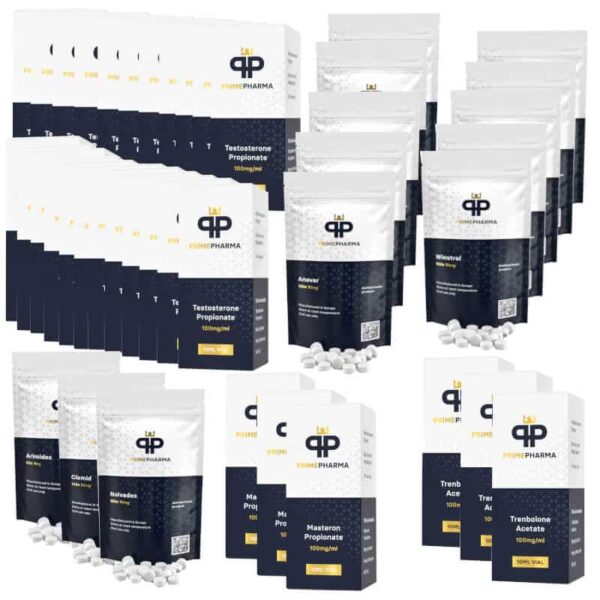 PACOTE EXTREMO PARA GANHO DE MASSA MUSCULAR MAGRA Testosterona, Trenbolona, Masteron, Anavar, Winstrol Oral - BÔNUS de 16 semanas