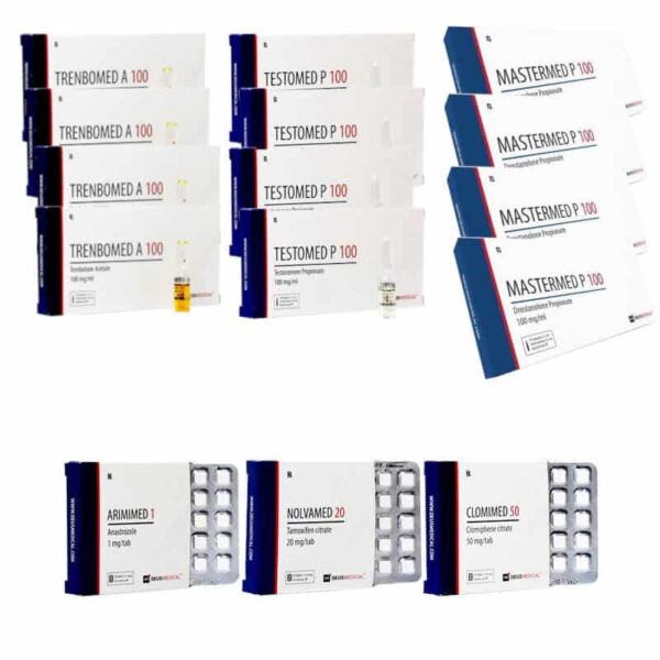 EXTREME DRY PACK Testosterona P Trenbolona A Masteron P 10 semanas DEUS