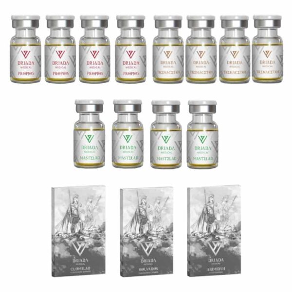 EXTREME DRY PACK Testosterona P Trenbolona A Masteron P 10 semanas DRIADA