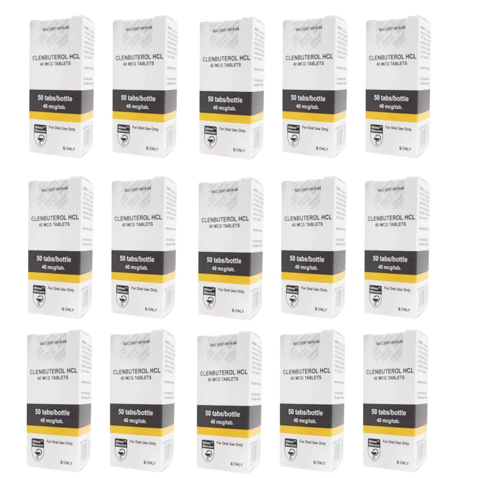 Pacote Hilma Clenbuterol HCL