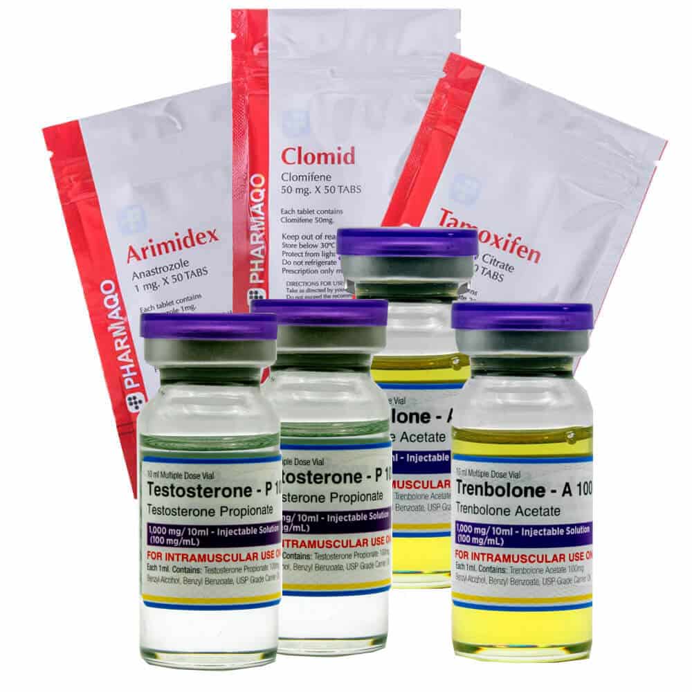 Pack Lean Mass Gain Advanced Pharmaqo Labs Testosterona Propionato Acetato Trenbolona 6 semanas
