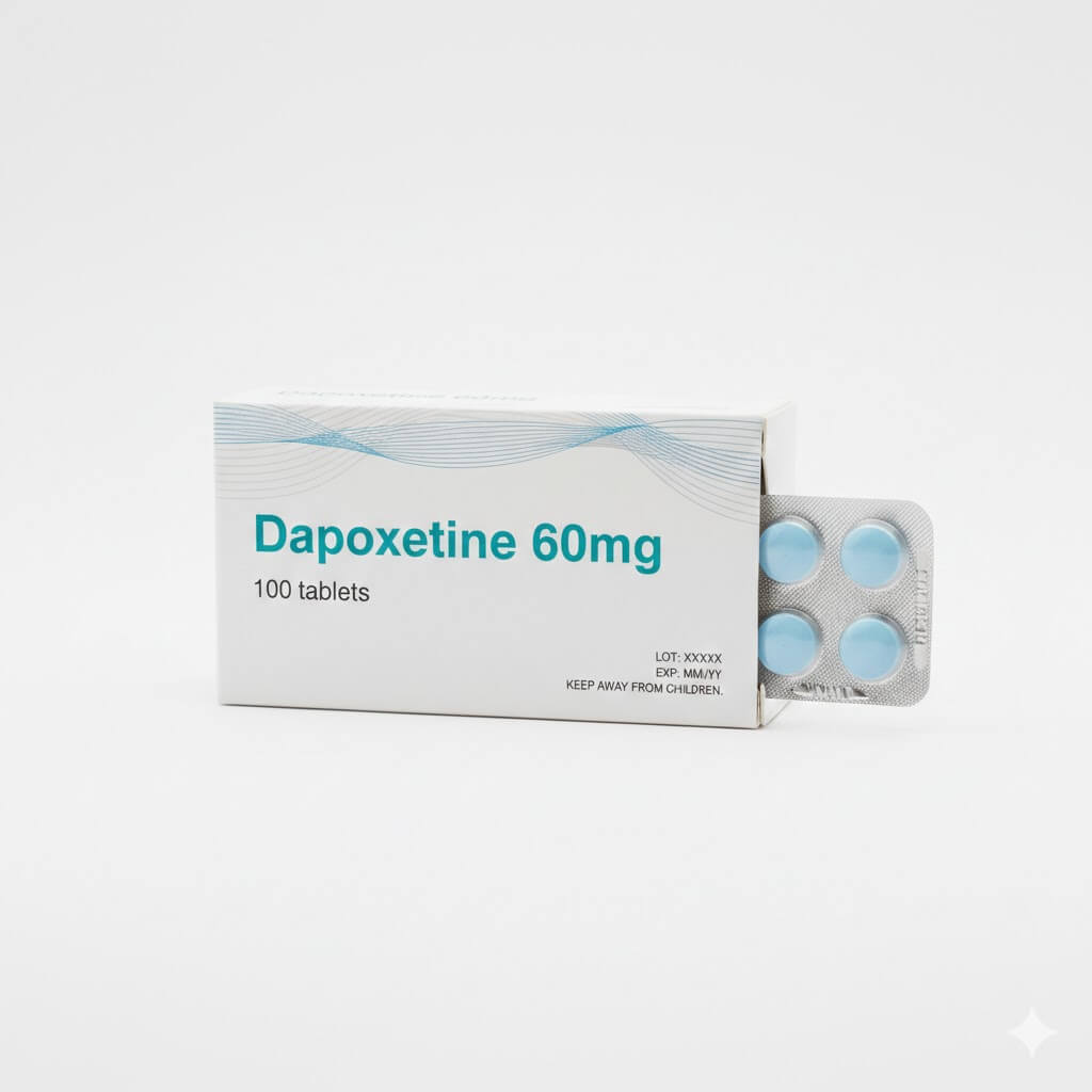 Dapoxetina 60 mg – 100 comprimidos
