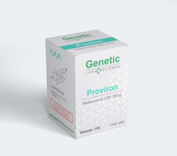 PROVIRON 25MG 100 COMPRIMIDOS GENETIC LIFE SCIENCE
