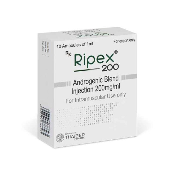 RIPEX 200 MG (MISTURA ANDROGÊNICA) 10 AMPERES THAIGER PHARMA