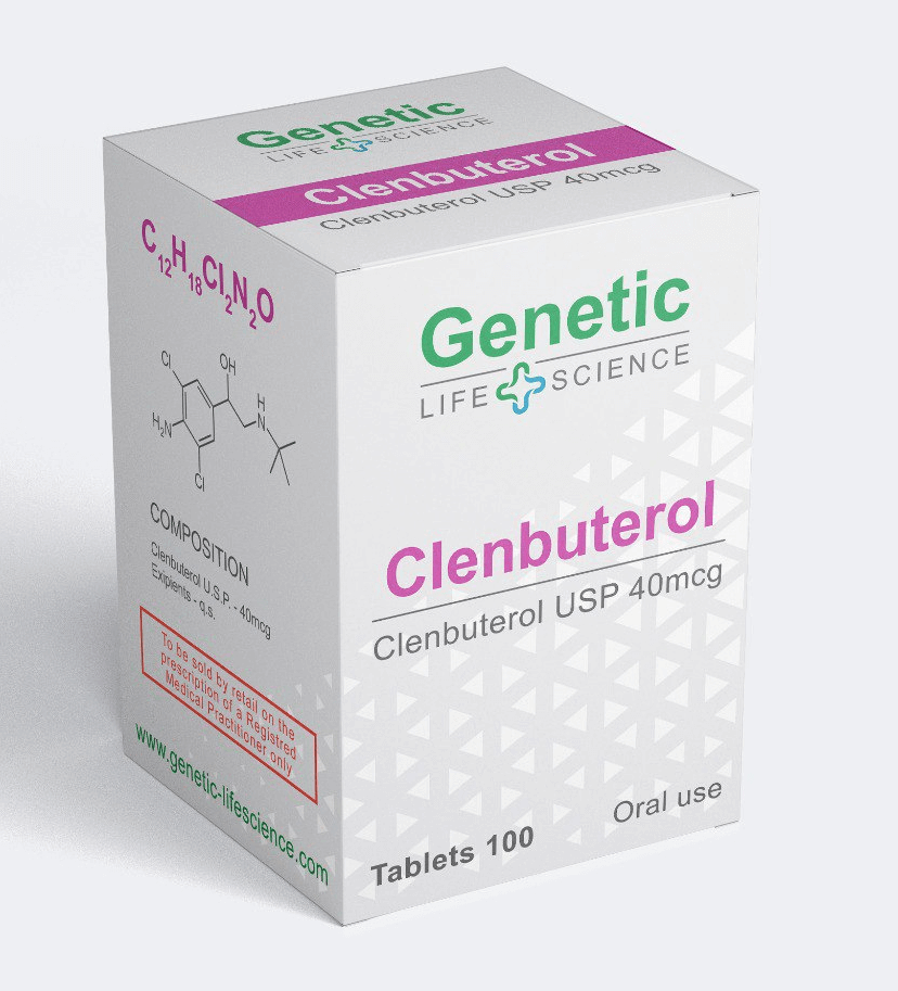 CLEN 40 MCG – 100 COMPRIMIDOS – GENÉTICO-CIÊNCIAS DA VIDA