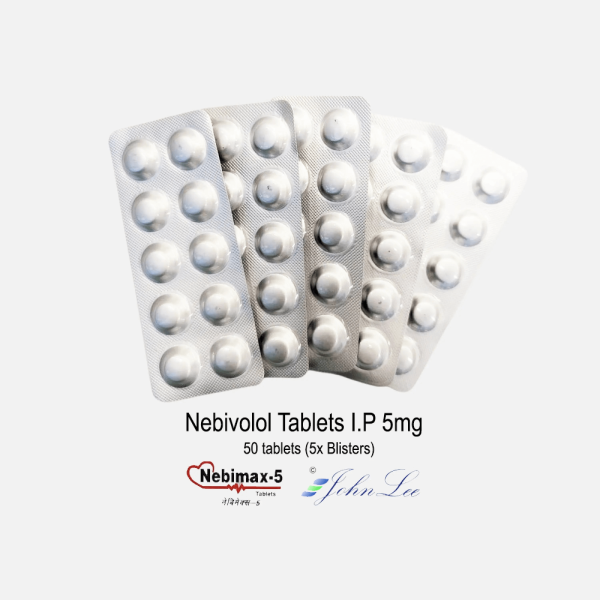 Nebivolol 5mg Nebimax 5 50 comprimidos 5 cartelas Driada Medical
