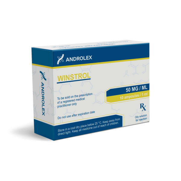 Androlex Amole Box Winstrol Injeção de estanozolol
