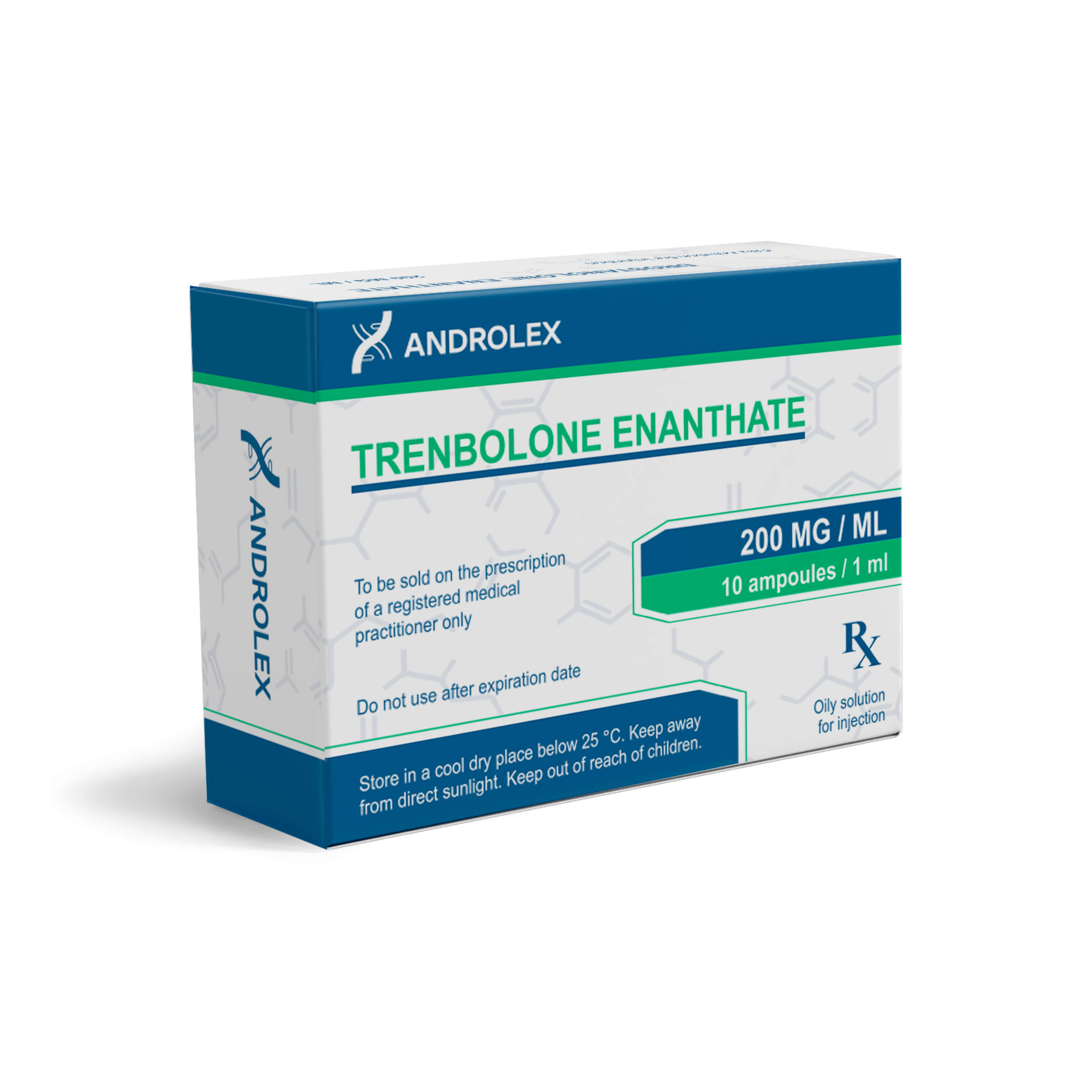 caixa de ampolas de androlex trembolona enantato