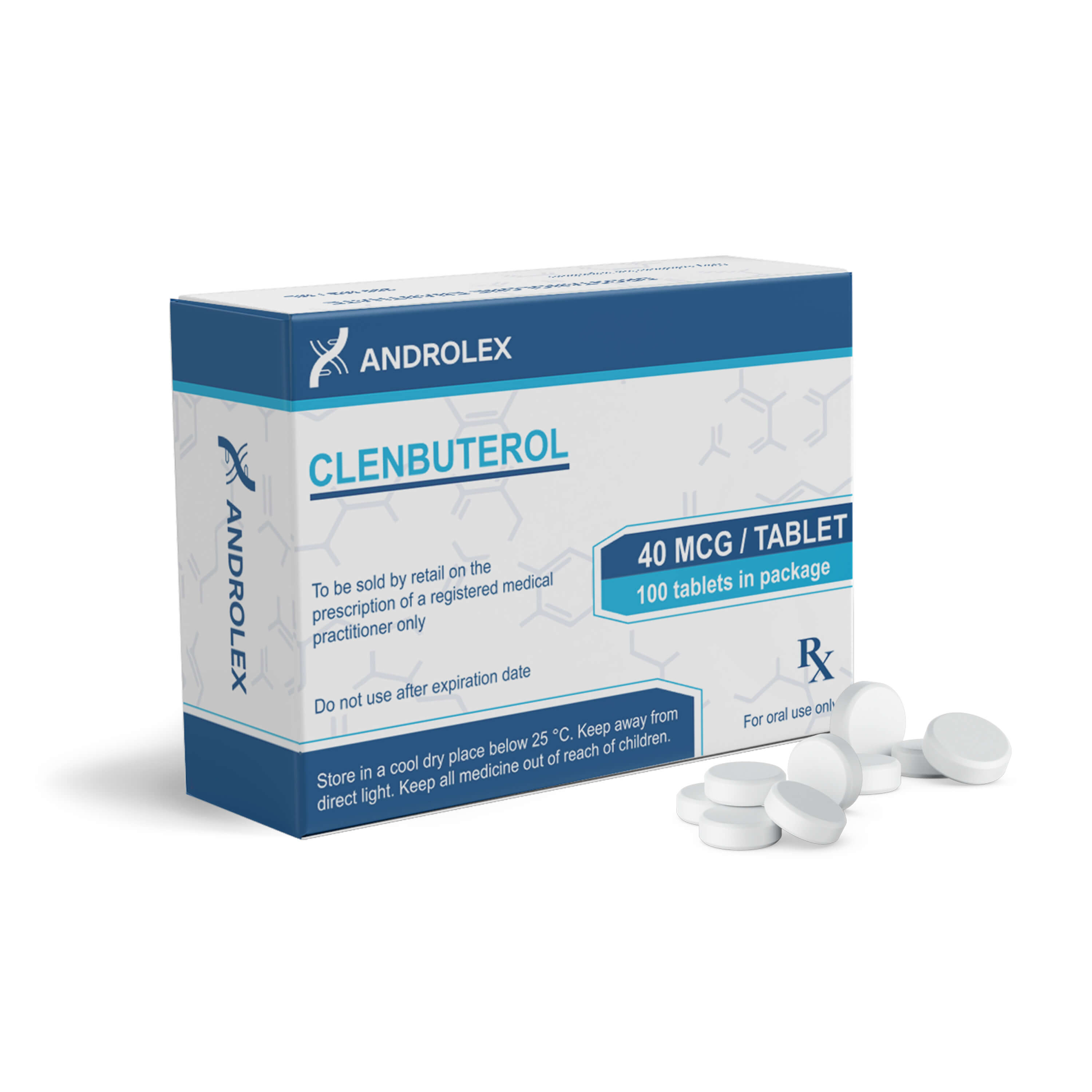 Clenbuterol 40 mcg/comprimido – ANDROLEX