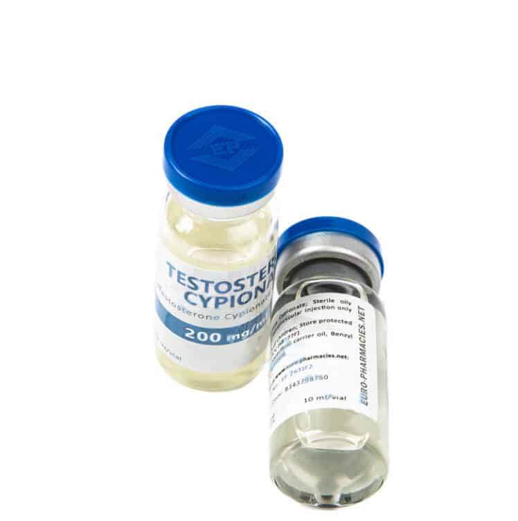 Cipionato de Testosterona - 200mg/ml 10ml/frasco - Euro Pharmacies - EUA (mercado interno)