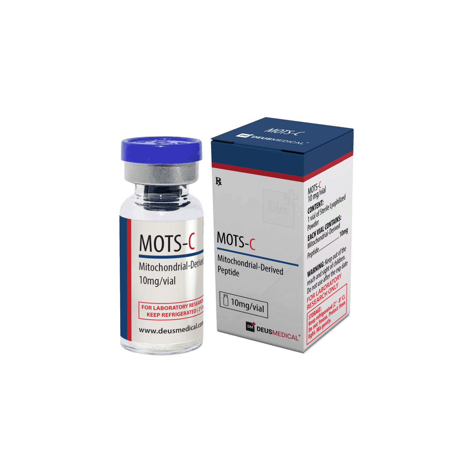 WORDS-C (Peptídeo derivado da mitocôndria) - 10 mg/frasco - DEUS-MEDICAL