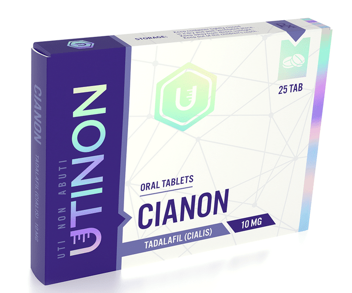 Cianon - Tadalafil 10 mg 25 comprimidos - UTINON