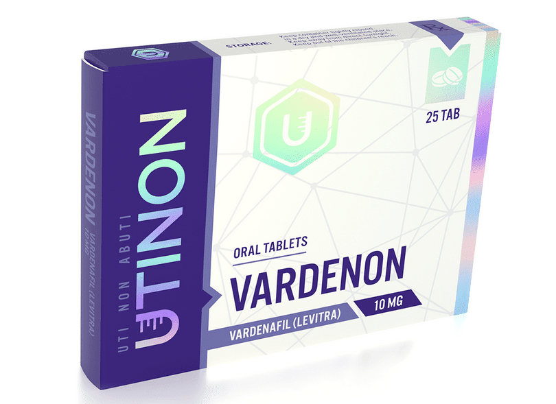 Vardenon - Vardenafil 10 mg 25 comprimidos - UTINON