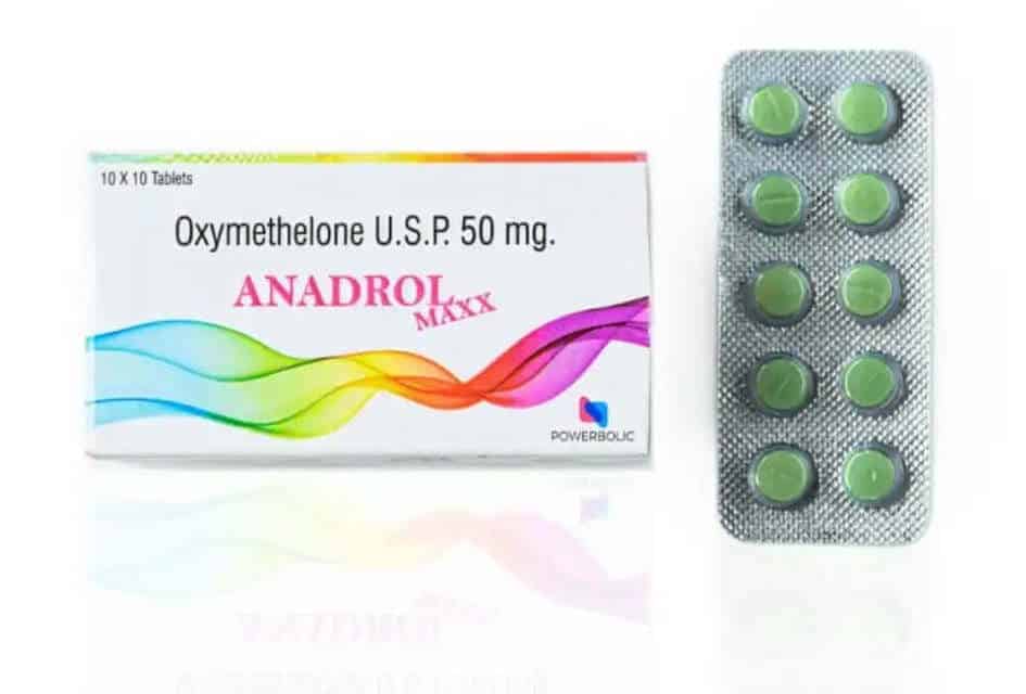 ANADROL MAXX - Oximeteolona USP 50mg 100 Comprimidos - POWERBOLIC
