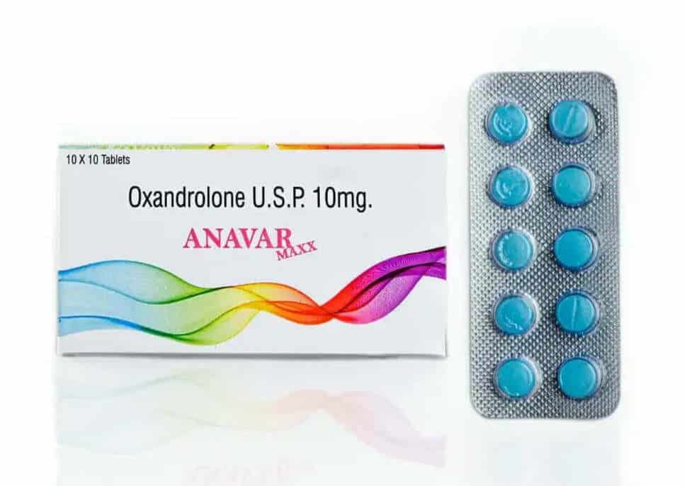 ANAVAR MAXX - Oxandrolona USP 10mg 100 Comprimidos - POWERBOLIC