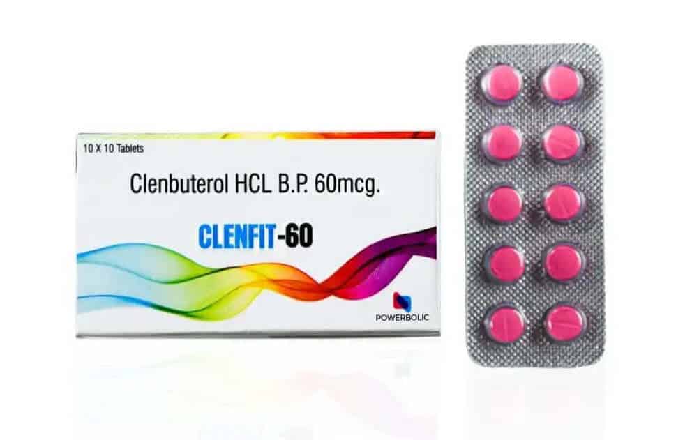 CLENFIT 60 MG - Cloridrato de Clenbuterol 60mcg 100 Comprimidos - POWERBOLIC