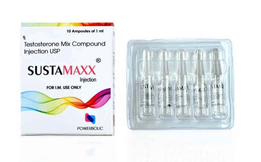 SUSTAMAXX AMP - Mistura de Testosterona Composta 10 Amps - POWERBOLIC
