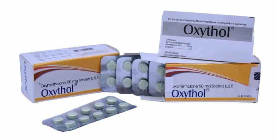 OXYTHOL - Oximetolona 50mg (50 comprimidos) - Shree Venkatesh