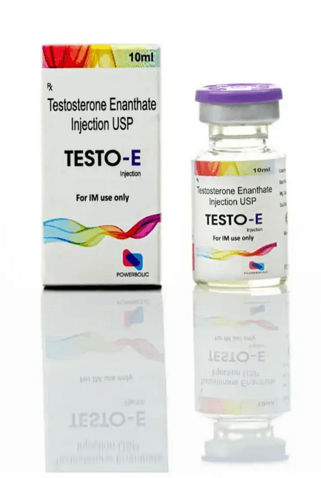 TESTO E 10 ML - Enantato de Testosterona USP 250mg - POWERBOLIC