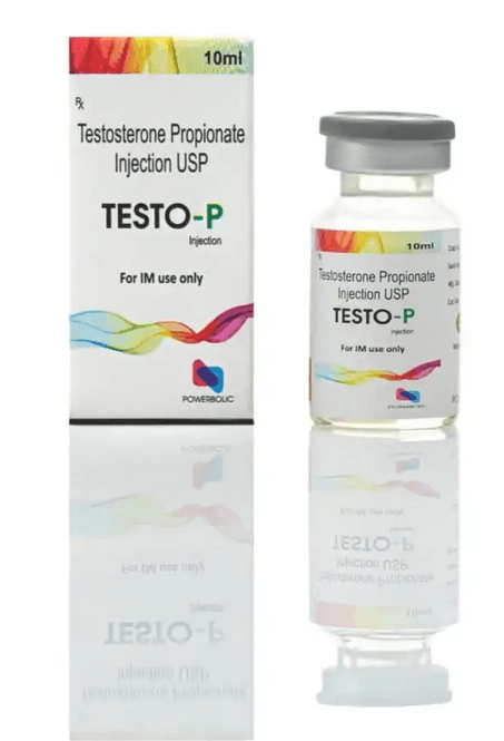 TESTO P 10 ML - Propionato de Testosterona USP 100mg - POWERBOLIC